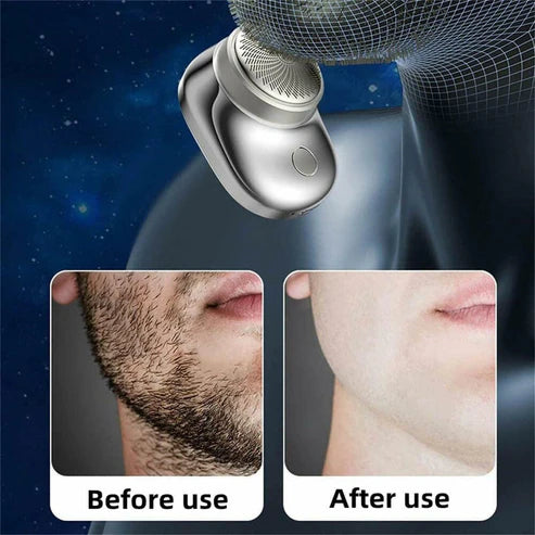 Mini Electric Shaver Portable Electric Shaver, Pocket Portable Electric Shaver Wet and Dry USB Mini Shavers for Men, Electric Mini Shaver Portable Electric Shaver for Home, Car, Travel (1PC)