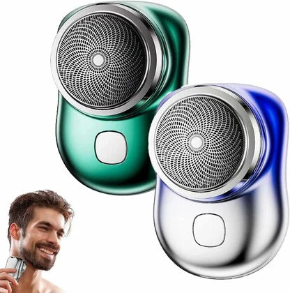Mini Electric Shaver Portable Electric Shaver, Pocket Portable Electric Shaver Wet and Dry USB Mini Shavers for Men, Electric Mini Shaver Portable Electric Shaver for Home, Car, Travel (1PC)